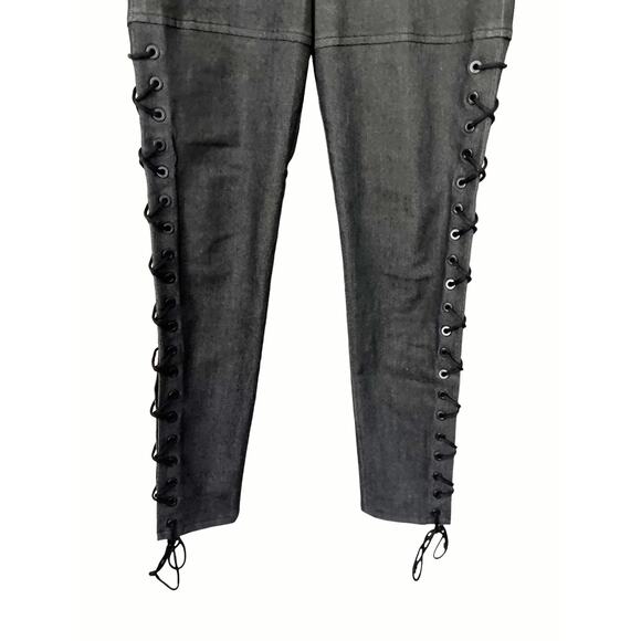 Cinq a Sept Kiran Gray Skinny Jean Pants Size 4 - Picture 5 of 10